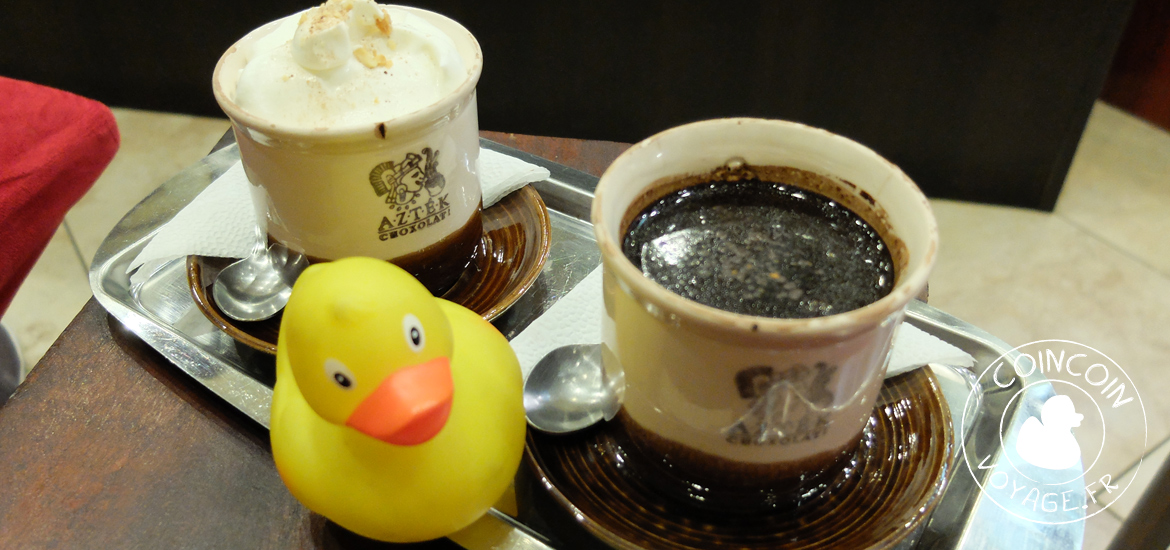 Chocolat chaud au café Azték Choxolat