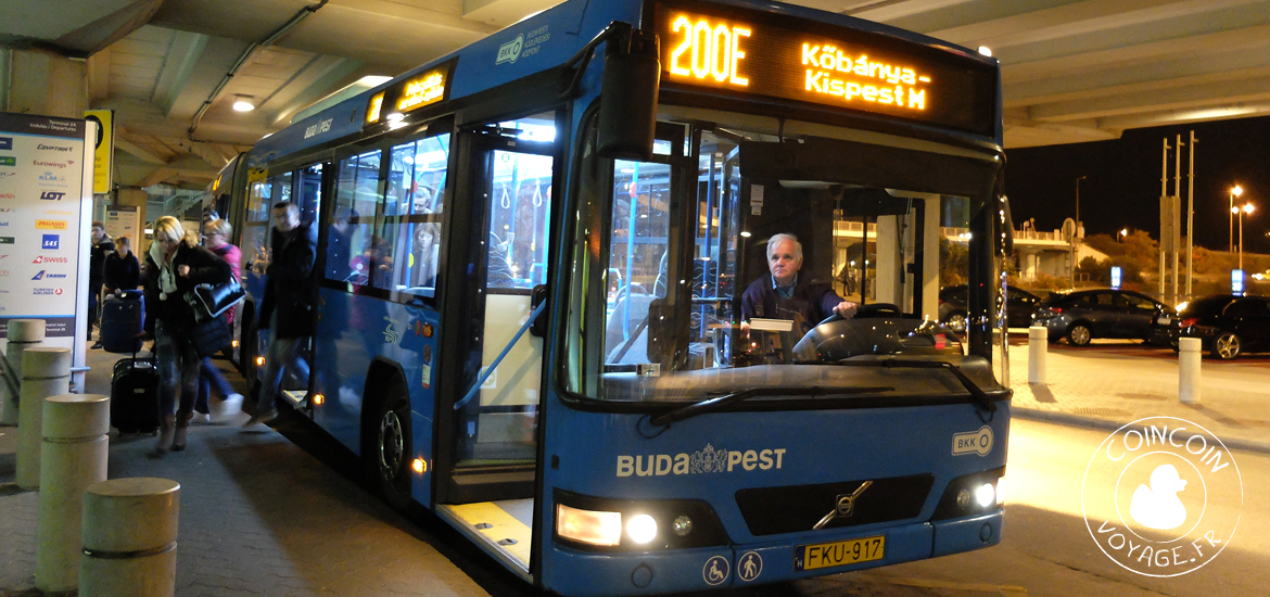 bus transfert aéroport budapest