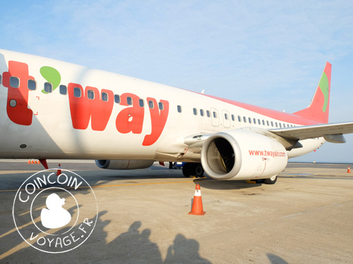 compagnie aérienne low cost T'WAY AIR corée du sud