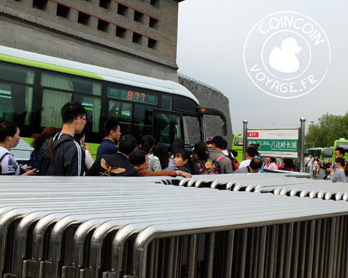 grande muraille pékin bus chine