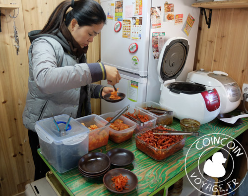 hanok stay-jeonju-corée-petit-déjeuner