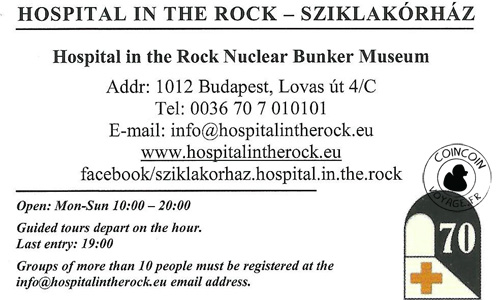 Musée de l'hopiel souterrain : Hospital Rock Budapest