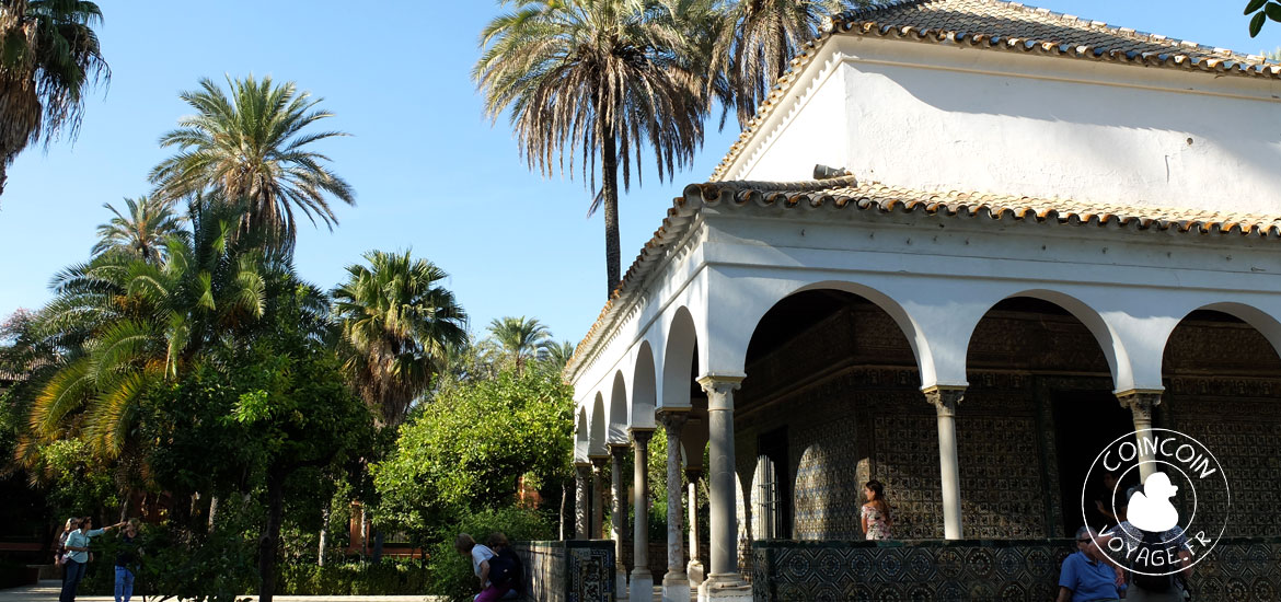 jardin real alcazar séville