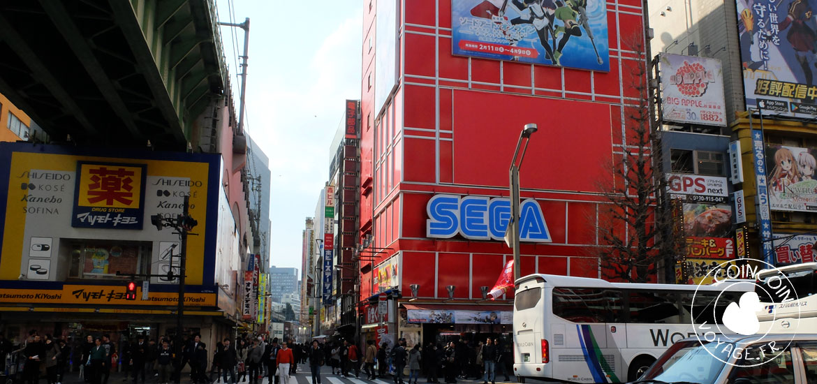 sega jeux arcade akihabara tokyo