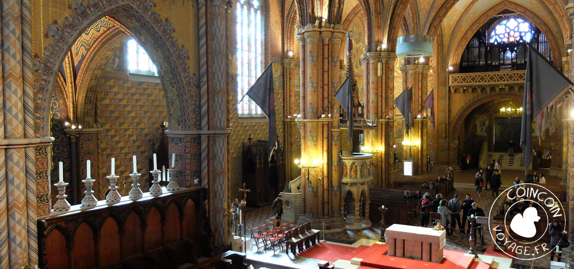 Intérieur de l'église matthias, appelée aussi Notre-Dame-de-l'Assomption de Budavár