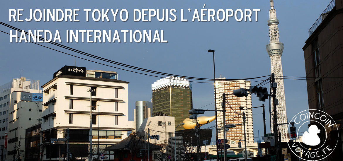 Tokyo depuis l'aéroport Haneda